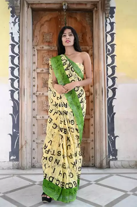 Post image Hey! Checkout my new product called
Jaipuri Linen Saree With Handblock Print.