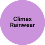 Business logo of Climax Rainwear