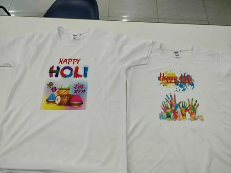 Holi tshirt and caps available  uploaded by  Aamna advertisement and marketing  on 2/3/2023
