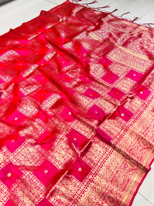 Kanchipuram pure silk handloom saree uploaded by Suyukti fab on 2/3/2023