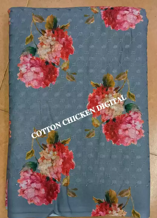 COTTON CHIKAN DIGITAL PRINT  uploaded by Mataji Fashion on 2/3/2023