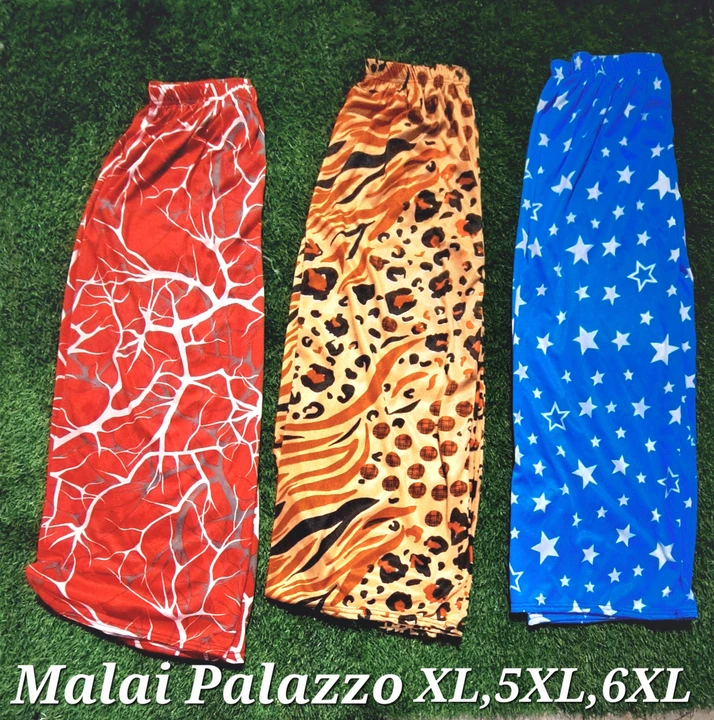 Malai Palazzo XL,5XL,6XL Many designs and colors are available  uploaded by business on 2/3/2023