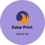 Business logo of Datar print