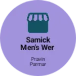 Business logo of Samick men's Wer