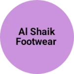 Business logo of Al Shaik Footwear