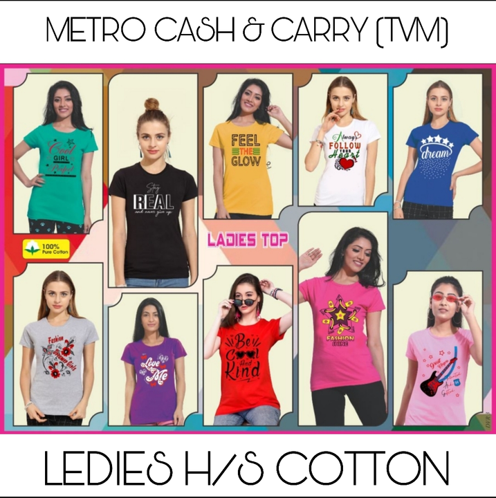 LEDIES T-SHIRT R/N H/S uploaded by METRO CASH & CARRY on 2/3/2023