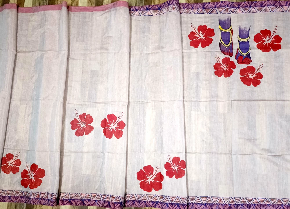 Hand painted saree_5 uploaded by business on 2/3/2023