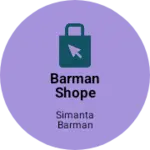 Business logo of Barman shope