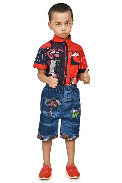 BOYS HALF JEANS PANT AND SHIRT...20,22,24,26,28,30 uploaded by business on 2/3/2023