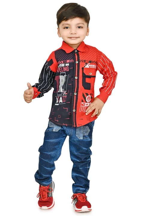 BOYS FULL SHIRT AND JEANS PANT...20,22,24,26,28,30 uploaded by business on 2/3/2023