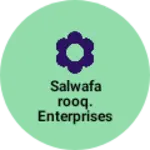 Business logo of Salwafarooq. Enterprises.