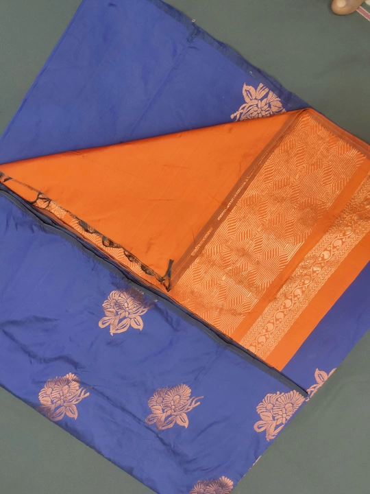 Soft silk saree uploaded by P.A.K TEX on 5/28/2024