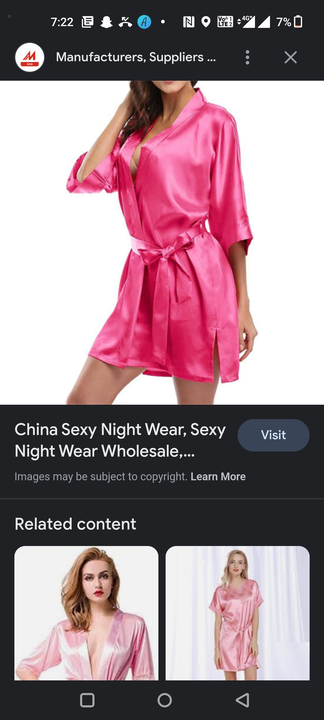 China nighty  uploaded by Vipin export garment on 5/30/2024