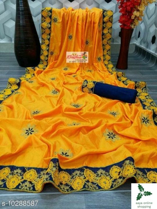 Aakarsha Refined Sarees

Saree Fabric: Sana Silk
Blouse: uploaded by business on 2/18/2021