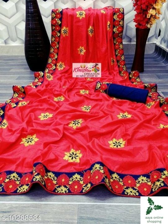 Aakarsha Refined Sarees

Saree Fabric: Sana Silk
Blouse: uploaded by Aaya online shopping on 2/18/2021