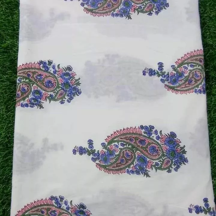 Hand block printed 💯% Cotton Fabric  uploaded by Annu Handicrafts and textile on 2/4/2023