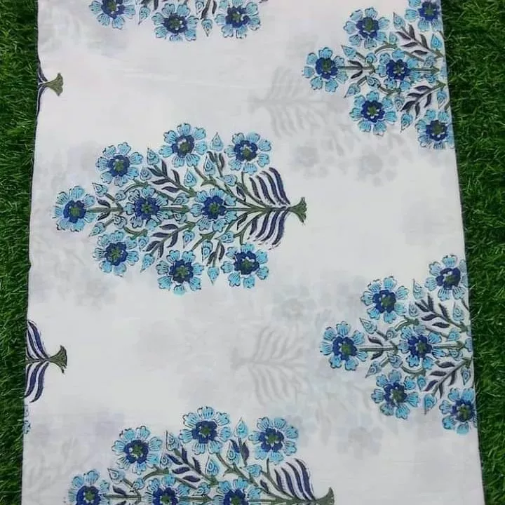 Hand block printed 💯% Cotton Fabric  uploaded by business on 2/4/2023