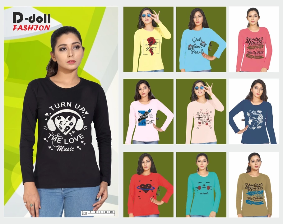 Post image Hey! Checkout my new product called
Women  T Shirts Size S M L XL.