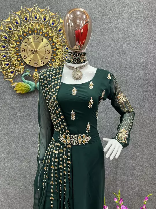 Designer Sharara dupatta uploaded by Arati's Woman's 'Ethics Wear on 6/3/2024