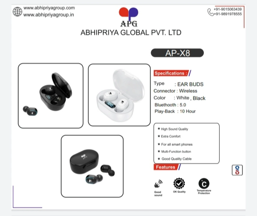 Wireless earphone uploaded by Abhipriya global pvt ltd on 2/4/2023