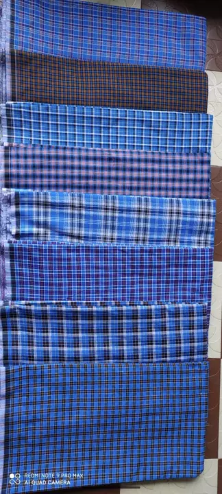 Product image of Mini check cotton lungis 2 meters, ID: mini-check-cotton-lungis-2-meters-530b23ea