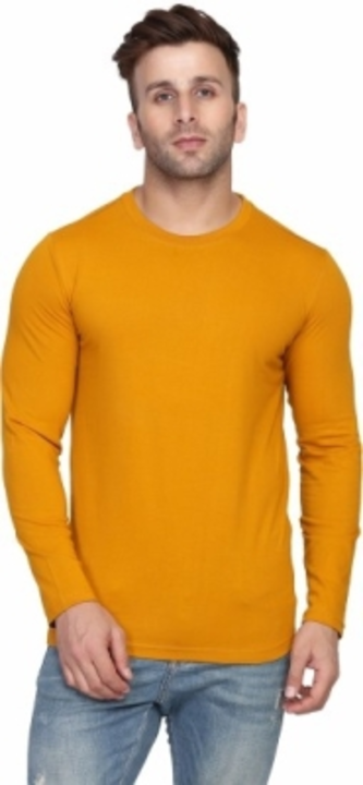 solid man yellow t-shirts uploaded by business on 2/4/2023