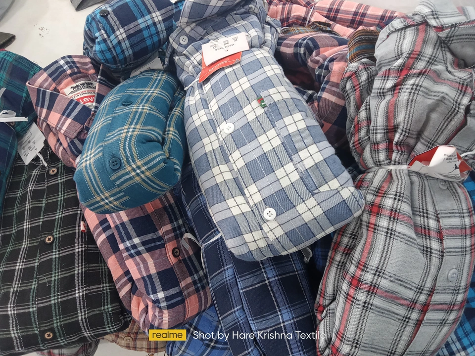 Mens Big Check Shirt Good Quality Best Price uploaded by Hare Krishna Textile on 5/19/2024
