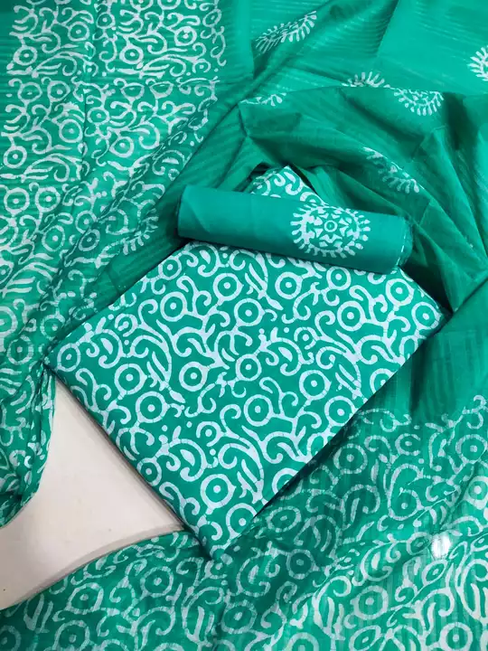 *Wax Batik Hand Block Printed Unstitched Dress Material Suits 👗*

*Pure Cotton Suit With Cotton Dup uploaded by NOOR BATIK PRINT  on 2/4/2023