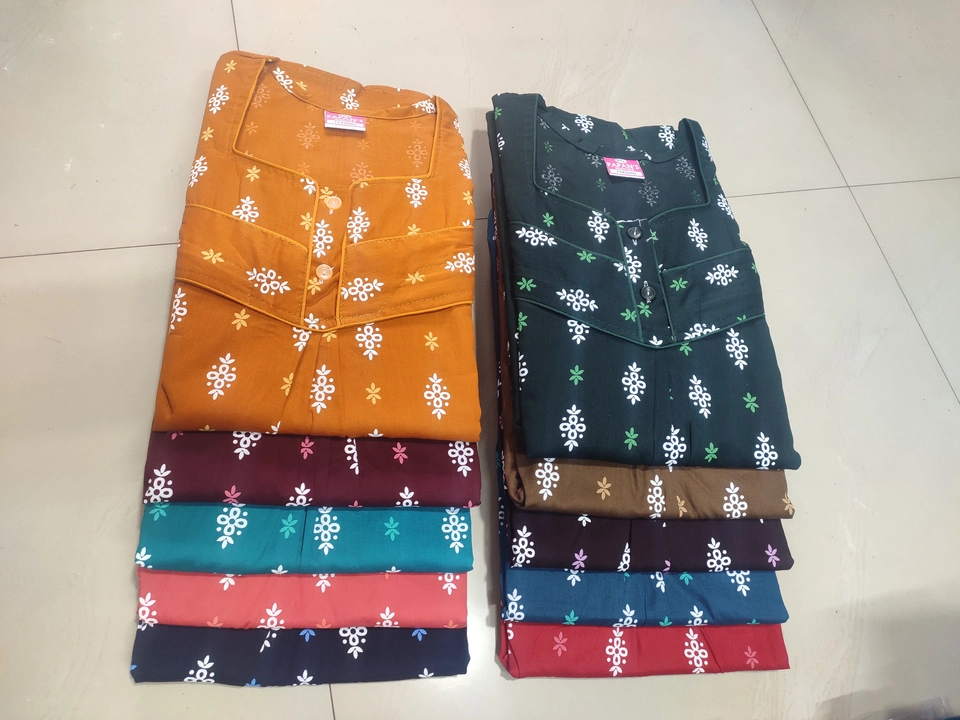 Women's pure cotton feeding mother nighty uploaded by PAPAN GOWN CENTRE on 2/4/2023