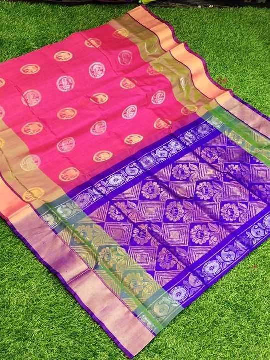 Uppada rich pallu buta sarees superb quality n fabulous colours  uploaded by business on 2/18/2021