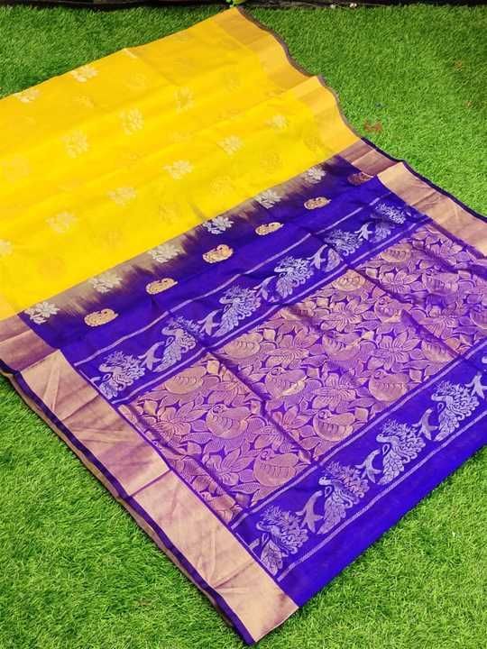 Uppada rich pallu buta sarees superb quality n fabulous colours  uploaded by business on 2/18/2021