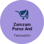 Business logo of Zamzam purse and wallets