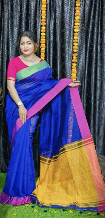 Handloom Sequence Pallu Saree  uploaded by Milaans on 2/5/2023