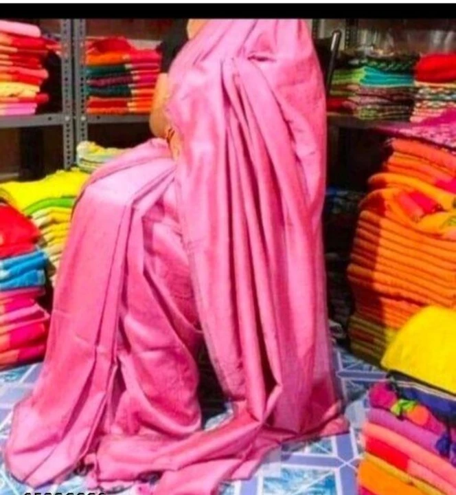 Cotton slub saree  uploaded by business on 2/5/2023