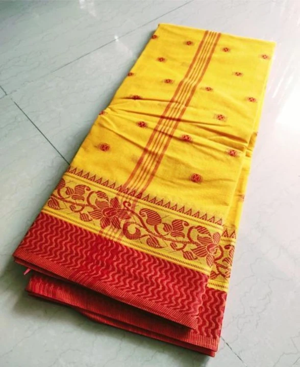 Bengal taant cotton saree  uploaded by Maa tara saree center on 2/5/2023