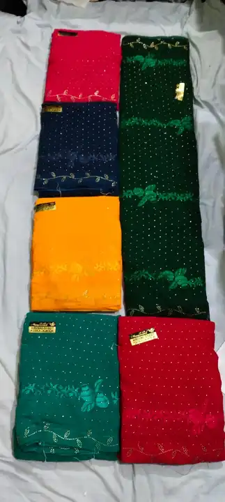 Full siroski blooming work  uploaded by Suvidha saree collection on 2/5/2023