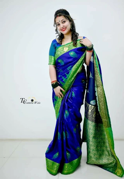 The HAND MADE saree  uploaded by Manufacture of banarasi fancy sarees  on 2/5/2023