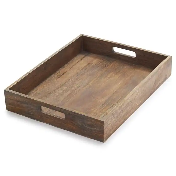 Wooden tray uploaded by HOMES CROWN™ on 5/28/2024