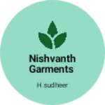 Business logo of NISHVANTH GARMENTS