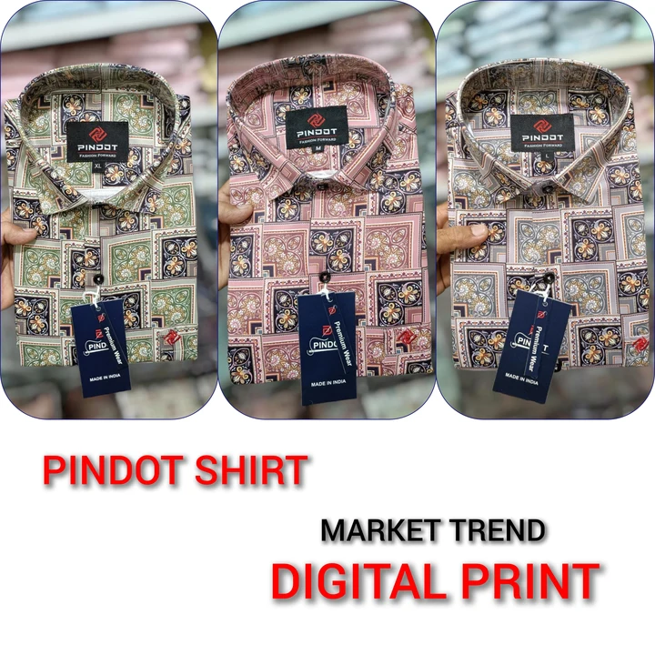 Digital print shirt  uploaded by RV COLLECTION on 4/30/2024