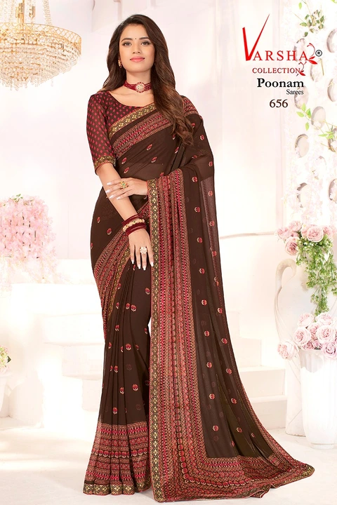 chiffon sarees  uploaded by S R FASHION on 2/5/2023
