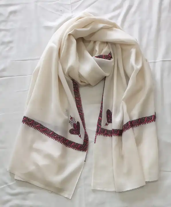 Woolen fabric Sozni work shawl uploaded by Dehqani Bros on 2/5/2023