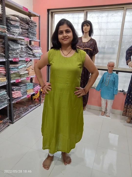 D137- Rayon kurti with jacket uploaded by Happy Happy Garment on 2/5/2023
