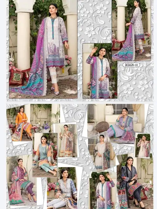 Original pakistani Mashaal suits uploaded by Shri Hari prints on 2/6/2023