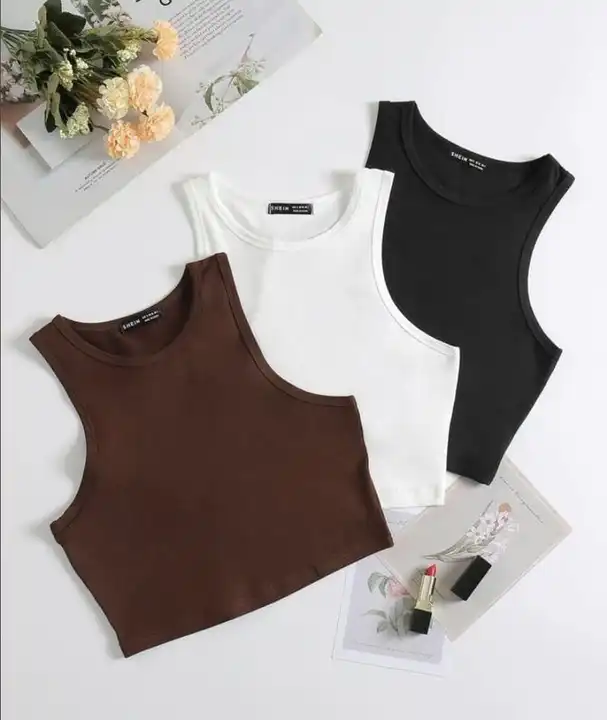 Imported rib fabric Tank top  uploaded by Dolce Vita enterprises  on 2/6/2023