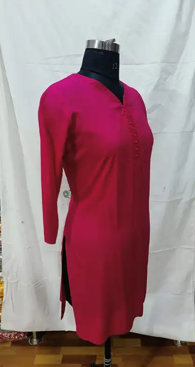 Simple kurti with embroidery work  uploaded by Ekapde on 2/6/2023