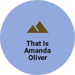 Business logo of That is Amanda Oliver ready