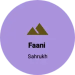 Business logo of Faani