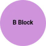 Business logo of B Block