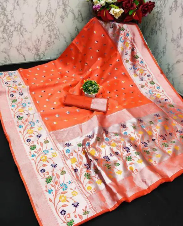 Banarasi silk saree  uploaded by DHANANJAY CREATION  on 2/6/2023